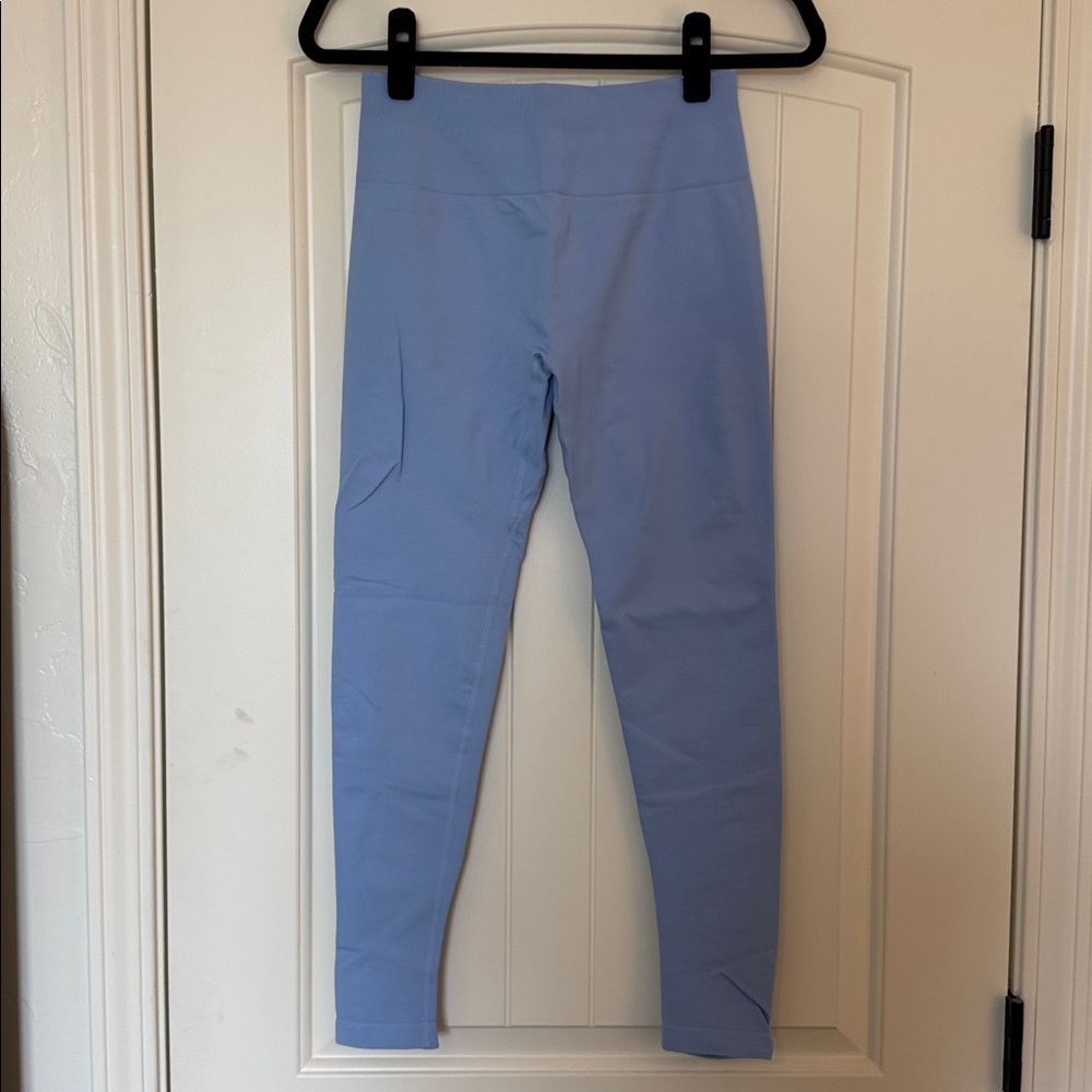 Aurora Dream Light Blue High-Waisted Leggings M